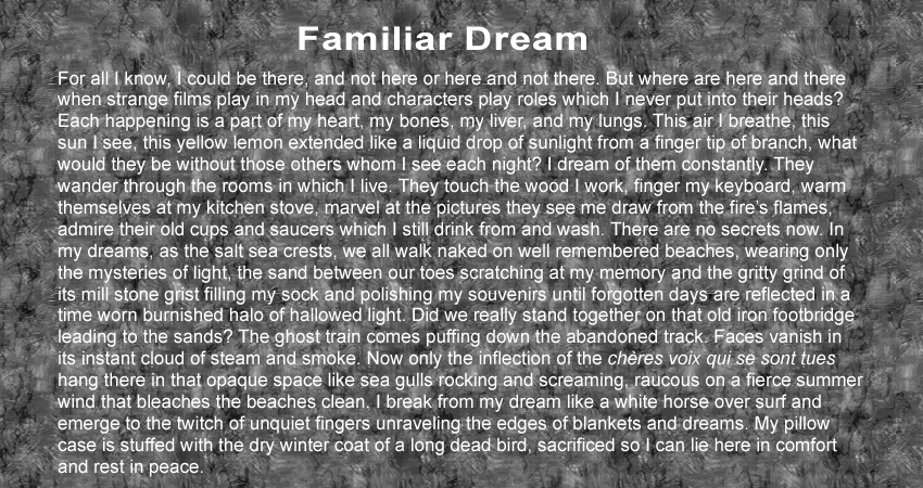 Familiar dream